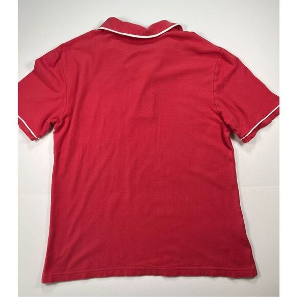 Original Penguin Men Big Earl Pique Pocket Polo Heritage Slim Fit Red Size Large - Picture 3 of 6